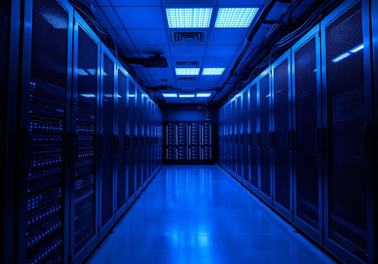 CMCS climate-controlled server room